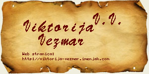 Viktorija Vezmar vizit kartica